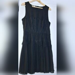 Darling Gorgeous Lace Bodice Pleated Dress (M/L)